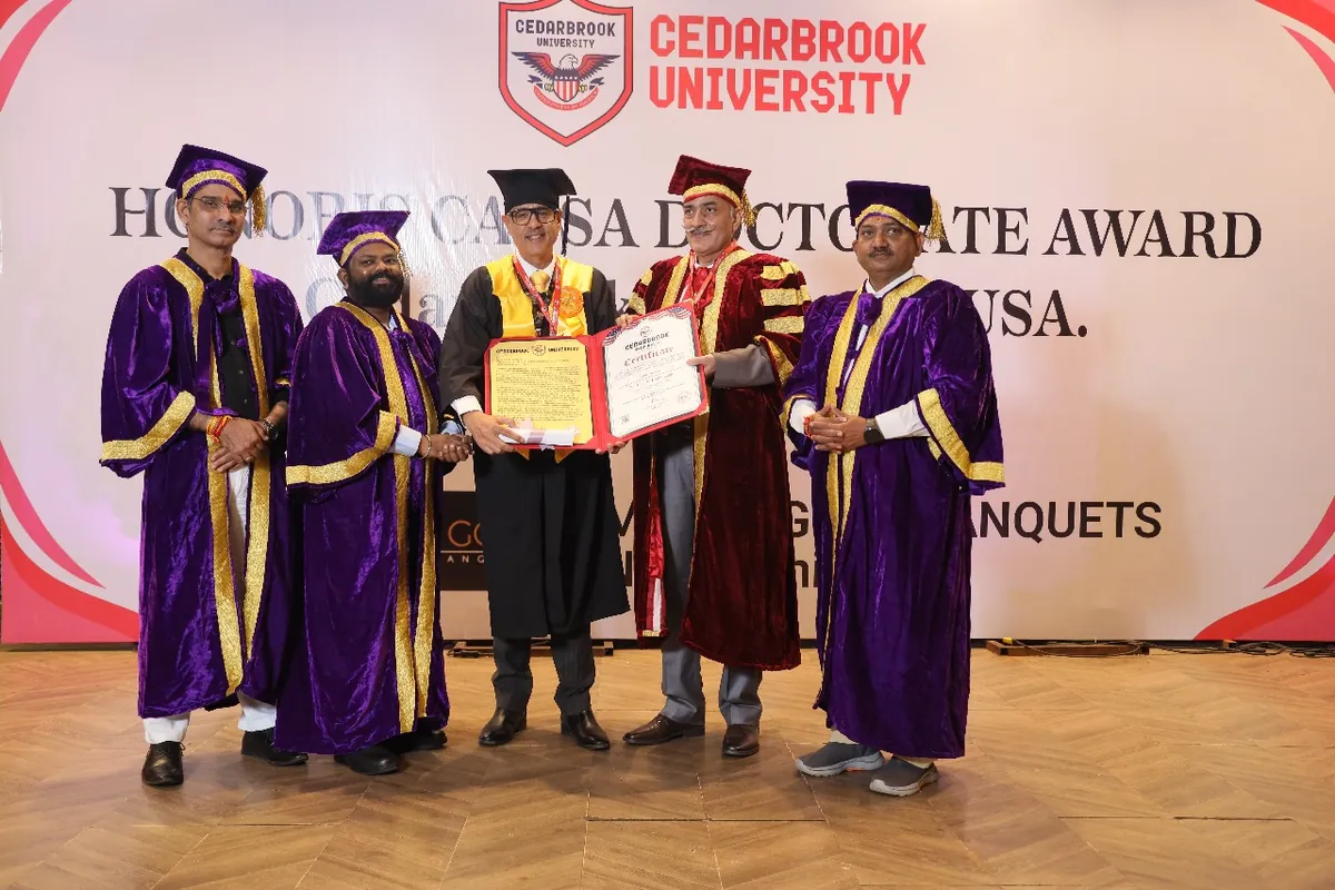 Honoured with a Doctorate in Occult Science