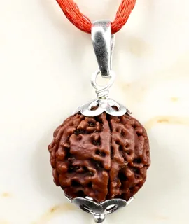 5 Mukhi Silver Capping Rudraksha